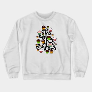 Cupcake Tree Crewneck Sweatshirt